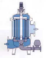 Filter s automatickm preplachom - schma