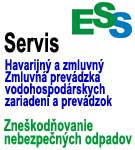 Havarijn a zmluvn servis, zmluvn prevdzka vodozariaden., znekodňovanie odpadov